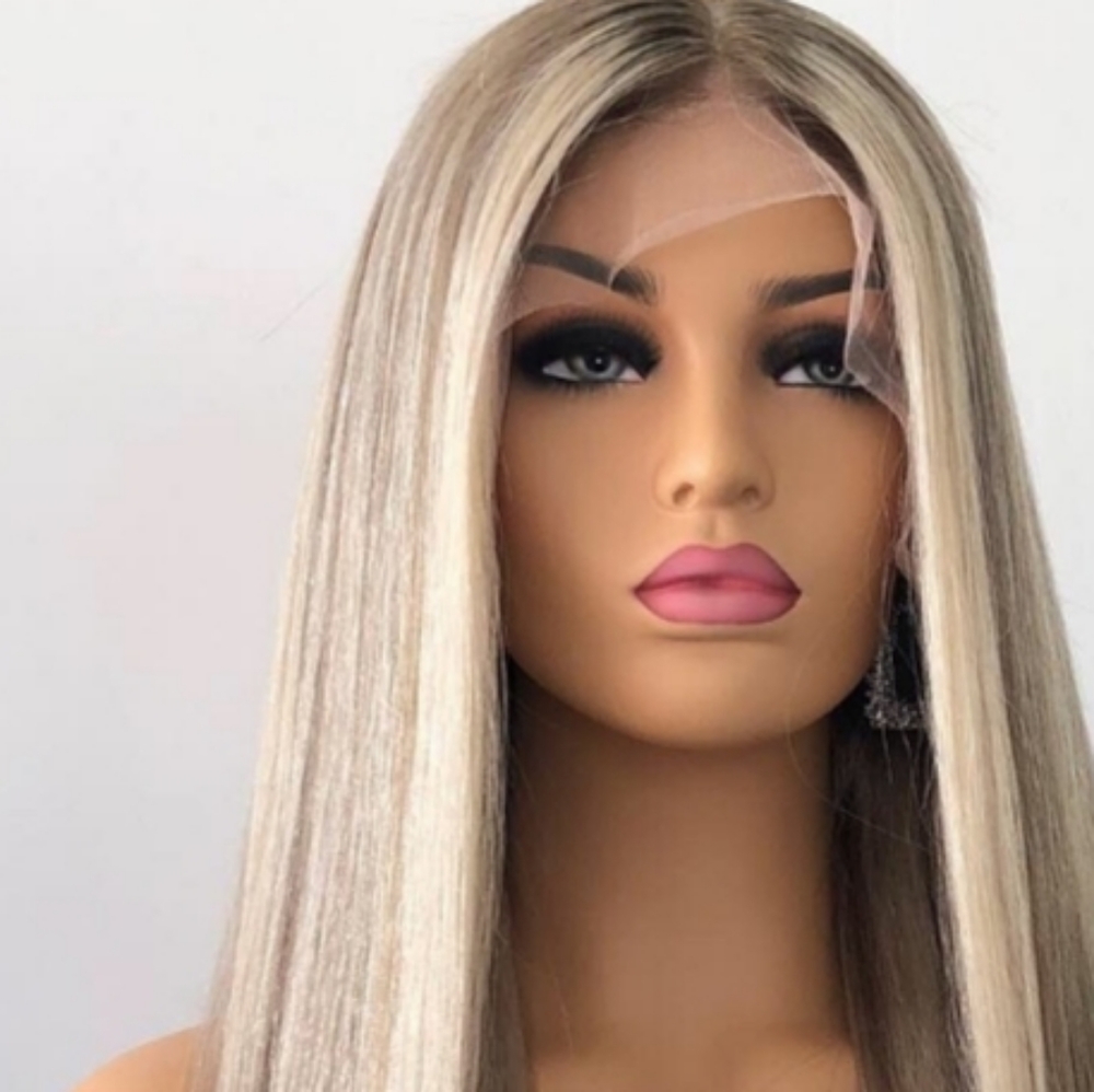 》NEW Balayage Ash Blonde Full Lace Wig